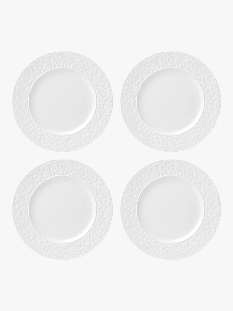 conjunto de pratos decorativos blossom lane cor pergaminho.