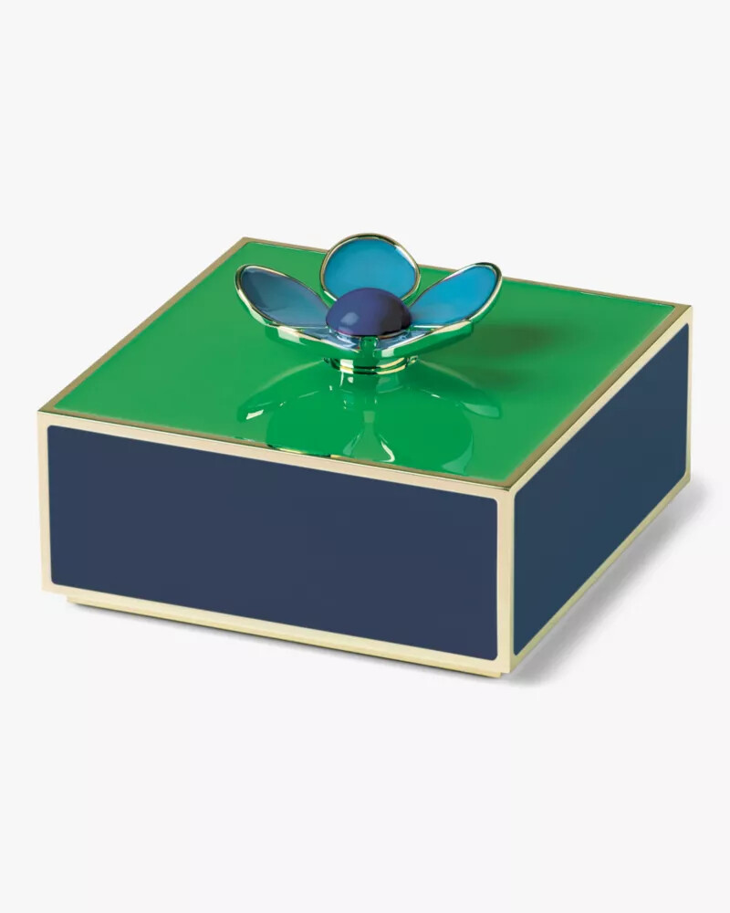 caixa de joias floral make it pop green lic