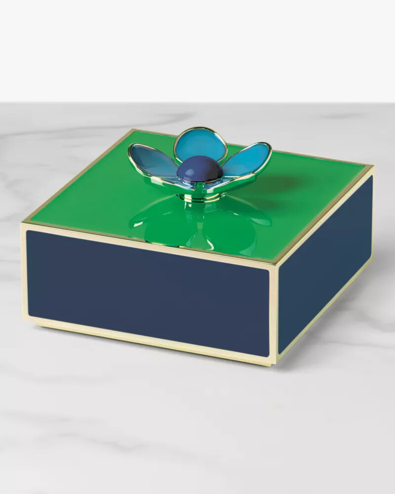 caixa de joias floral make it pop green lic