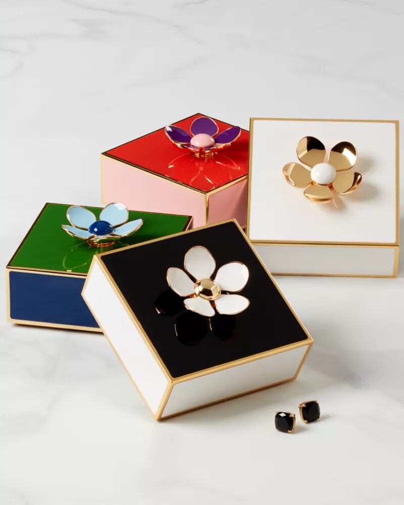 caixa de joias floral make it pop green lic