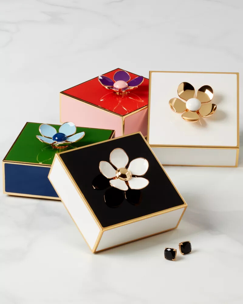 caixa de joias floral make it pop rosa lic