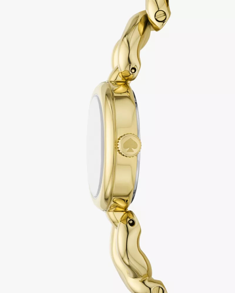relógio monroe braid twist dourado