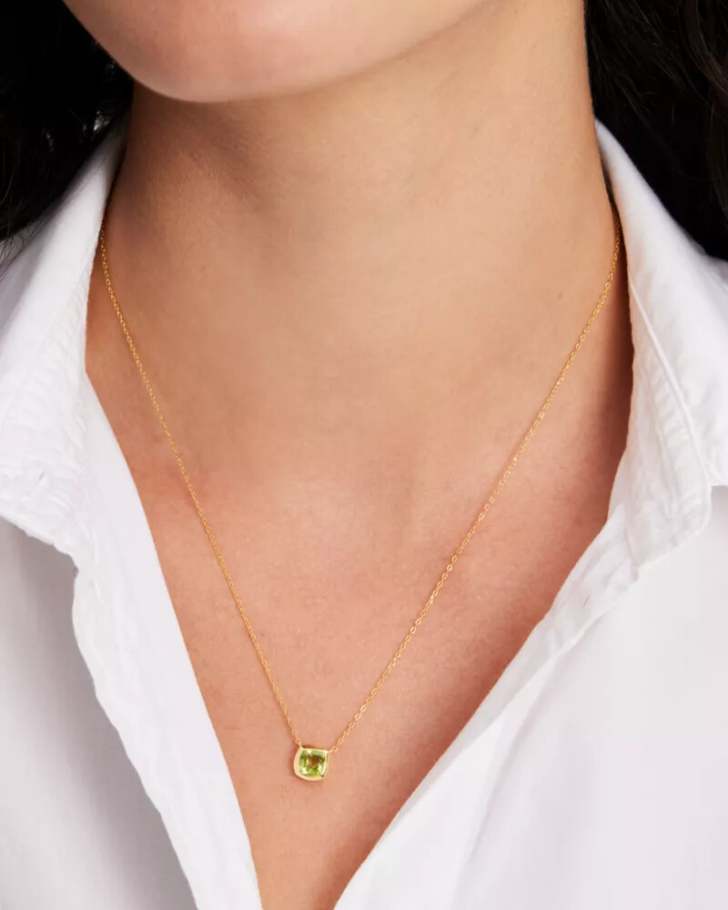 pingente kate spade fine time to shine com gema de peridoto