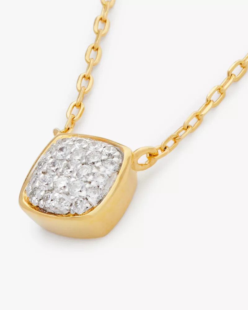 pingente kate spade fine time to shine com diamantes pavé em ouro