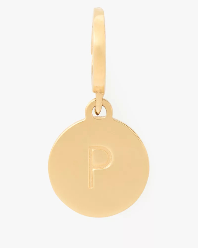 pingente miniatura inicial p dourado