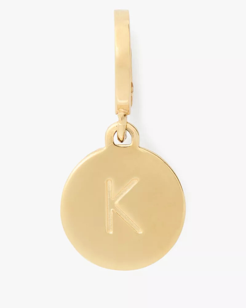 mini pingente com a inicial k em ouro