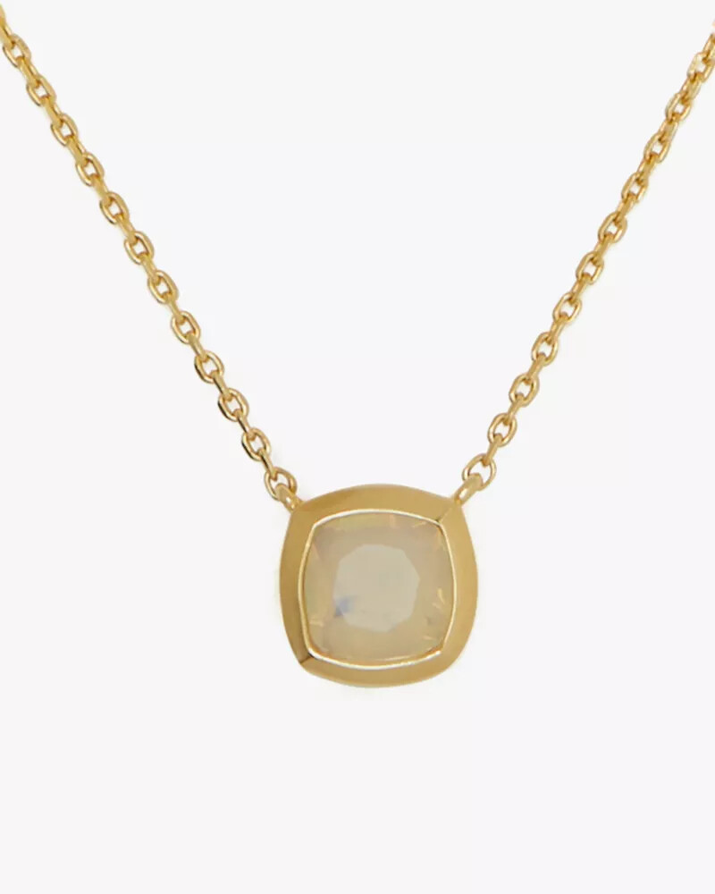 pingente kate spade fine time to shine com gema de opala