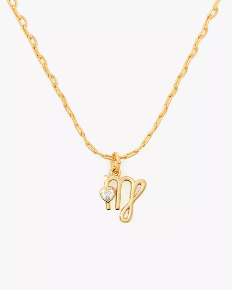 qual É o seu signo virgem mini pingente multicolorido