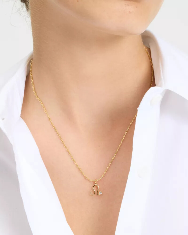 qual É o seu signo leão mini pingente multicolorido