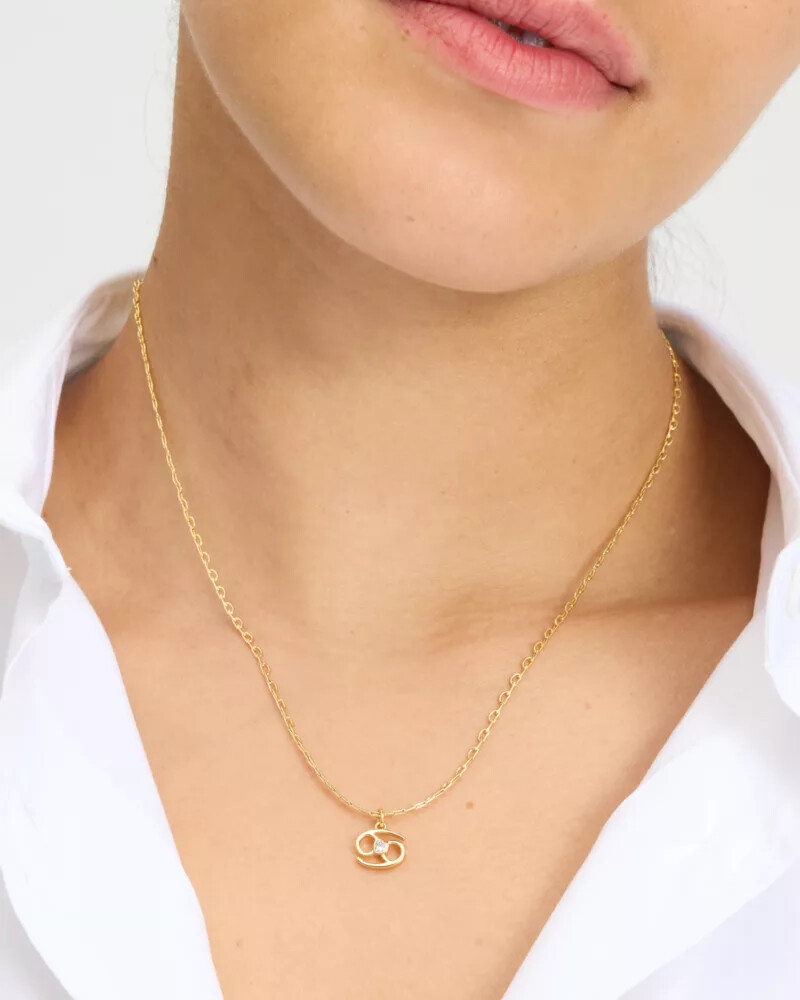 qual É o seu signo câncer mini pingente multicolorido