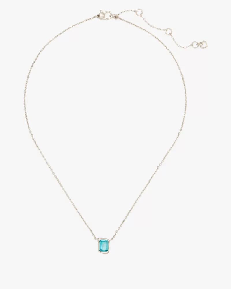 pingente de vidro fundido aqua