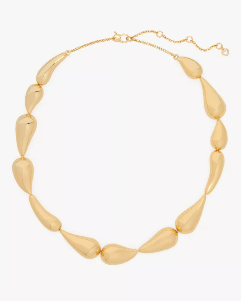 colar molten statement dourado