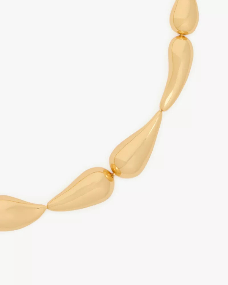 colar molten statement dourado