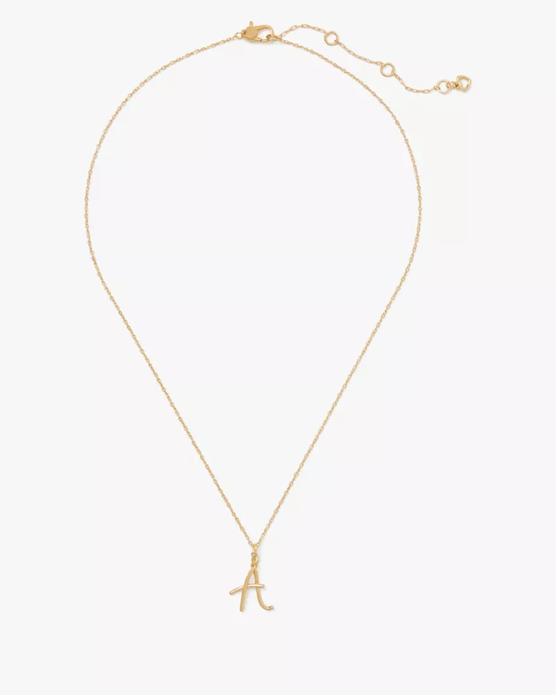 pingente com inicial em ouro