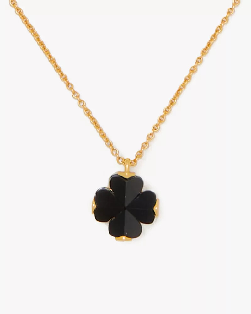 mini pingente de flor de espadas preto