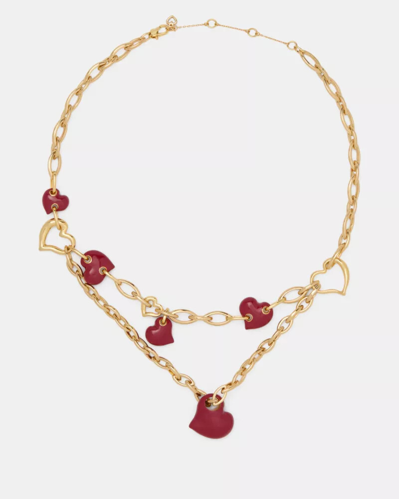 colar amour statement escarlate escuro