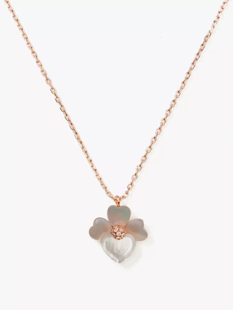 mini pingente de amor-perfeito multicolorido