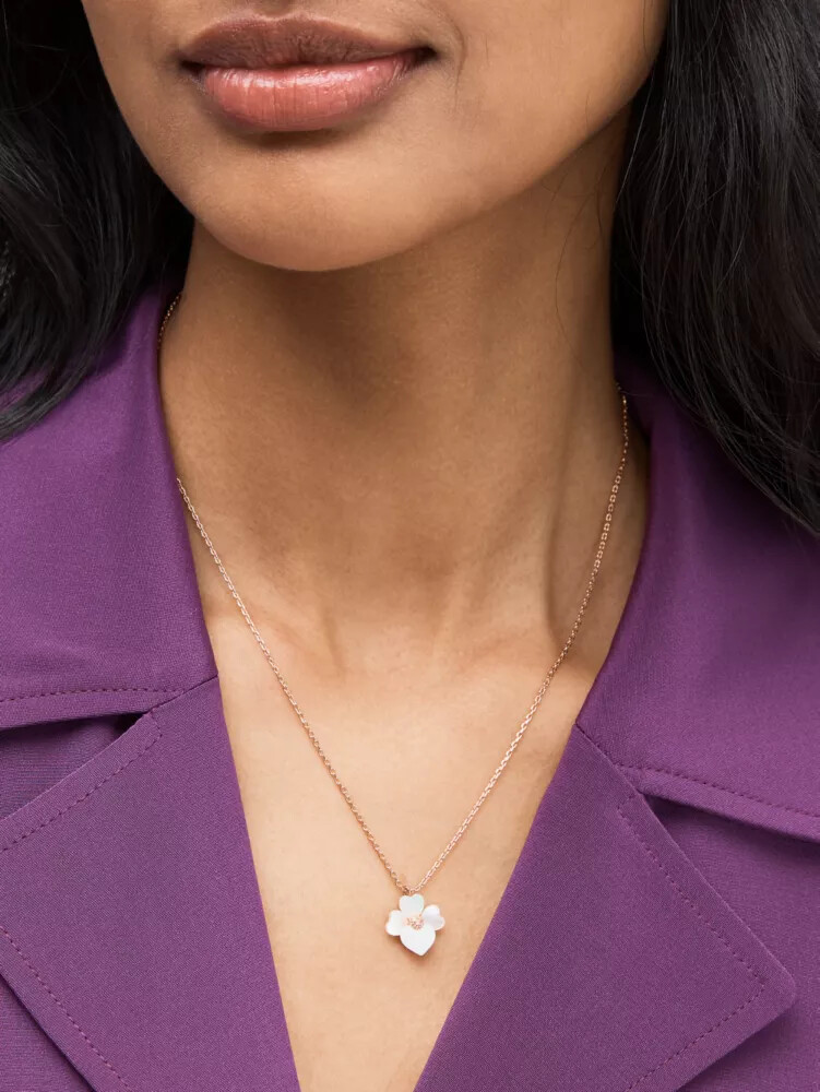 mini pingente de amor-perfeito multicolorido