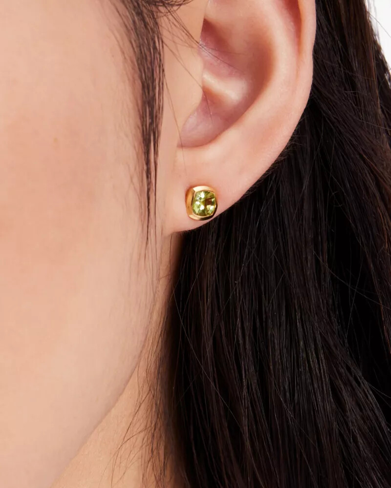 brincos kate spade fine time to shine com gemas e peridoto