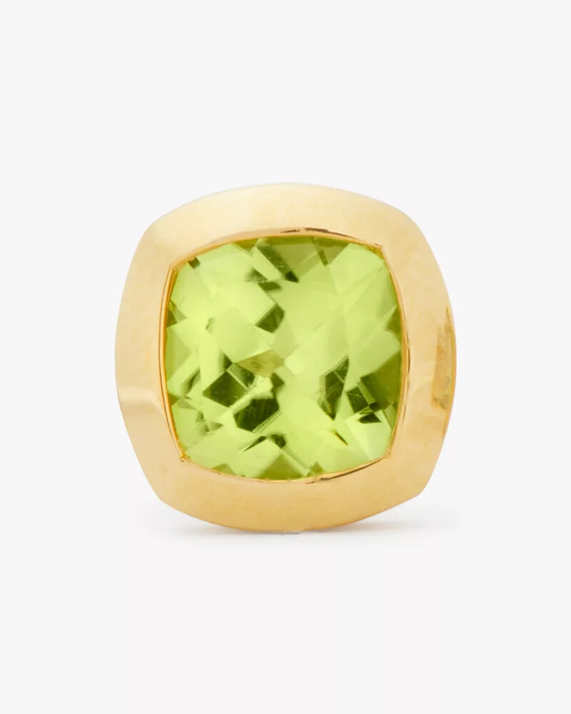 brincos kate spade fine time to shine com gemas e peridoto