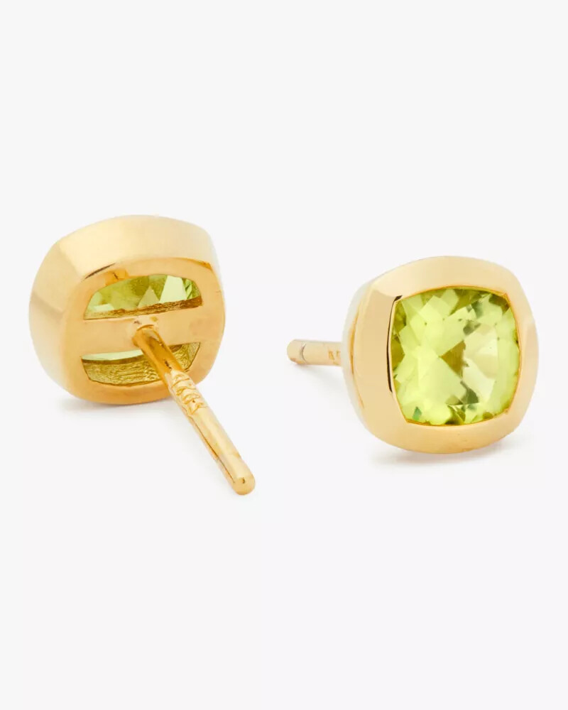brincos kate spade fine time to shine com gemas e peridoto