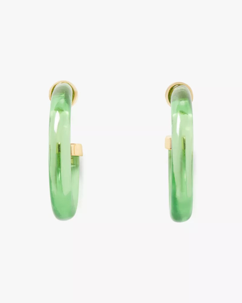 brincos de argola com pingente de ráfia verde multicolorido feeling bubbly