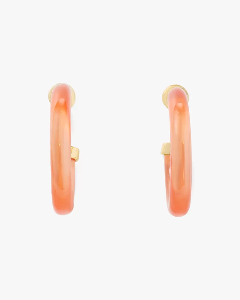 brincos de argola com pingente de ráfia rosa multicolorido feeling bubbly