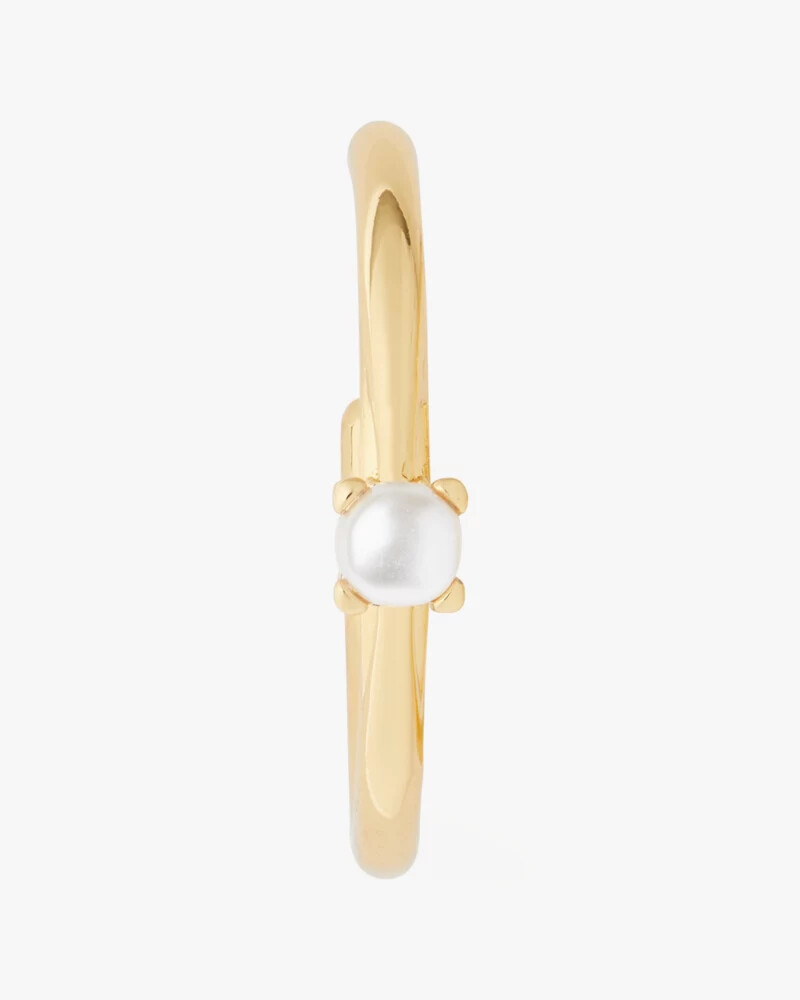 brincos de argola com pérolas little luxuries multi