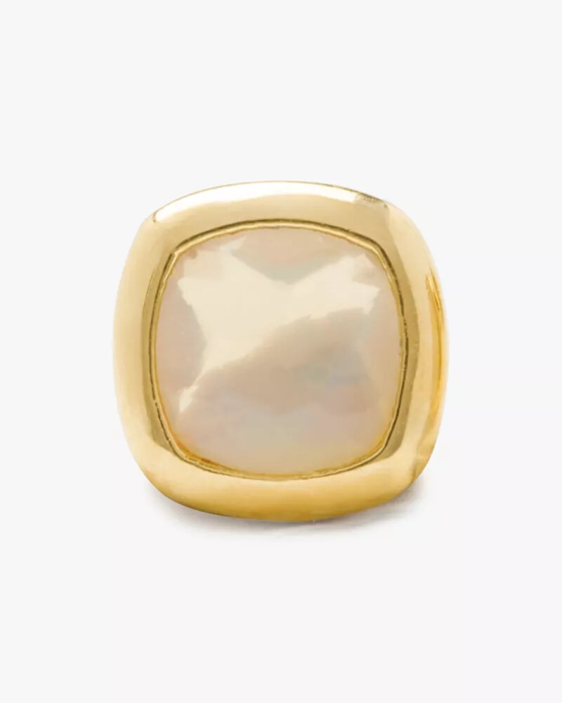 brincos kate spade fine time to shine com gema de opala