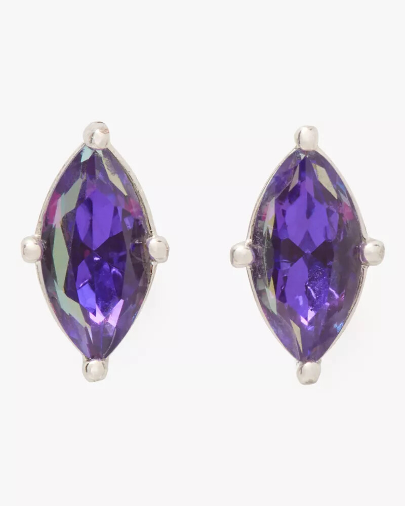 brincos signature solitaire ametista clara