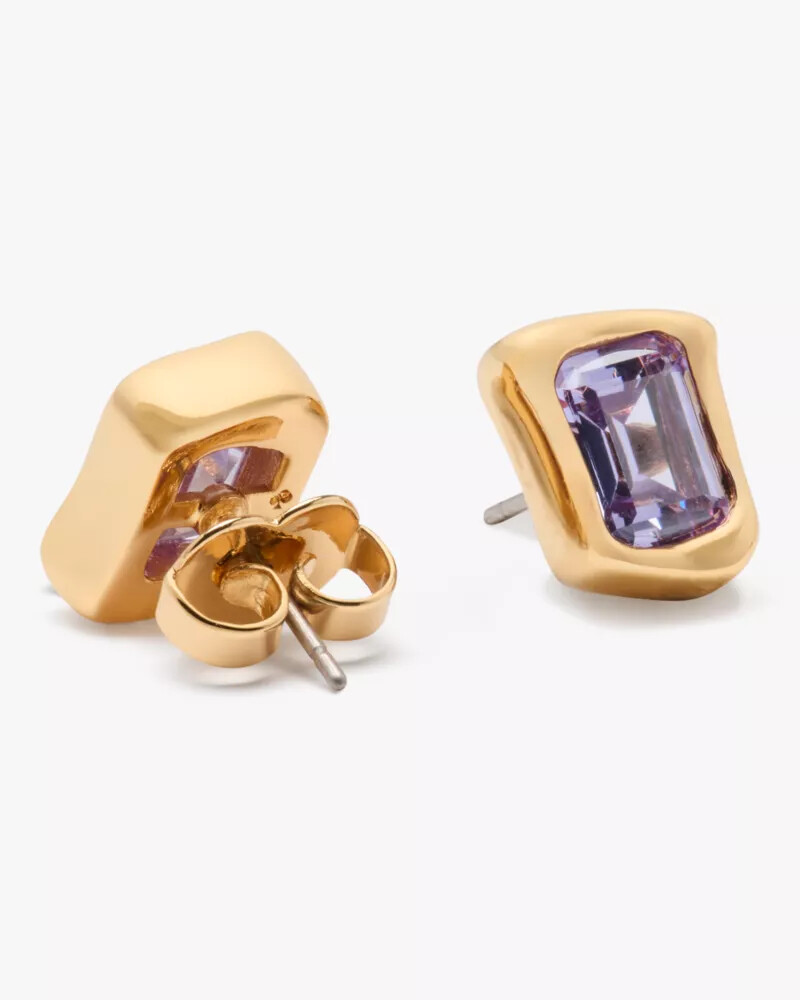 tachas de vidro fundido ametista clara