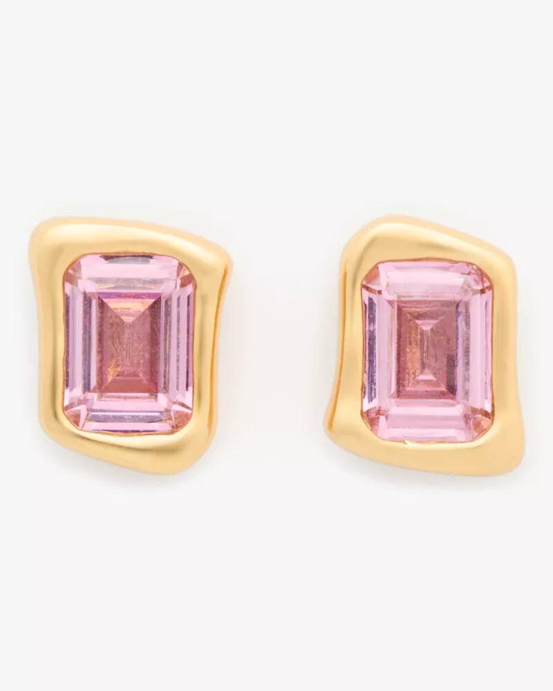 tachas de vidro fundido rosa claro