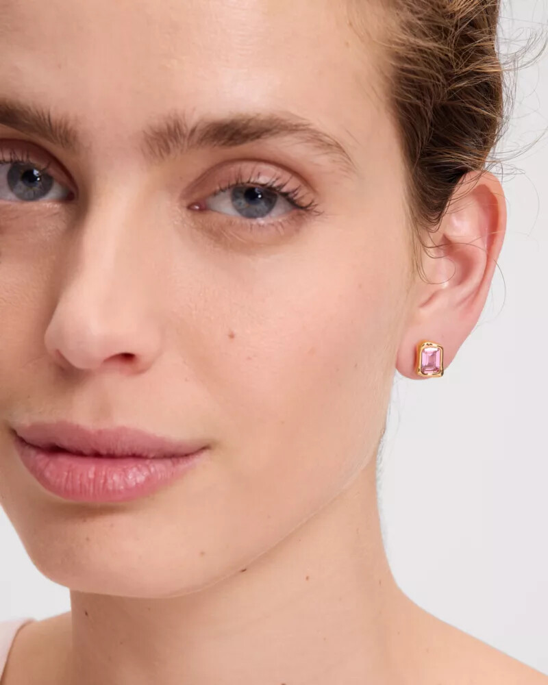 tachas de vidro fundido rosa claro