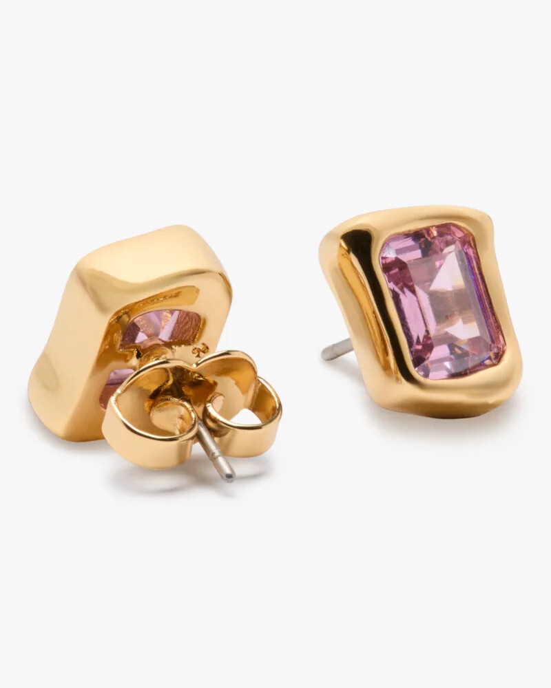 tachas de vidro fundido rosa claro