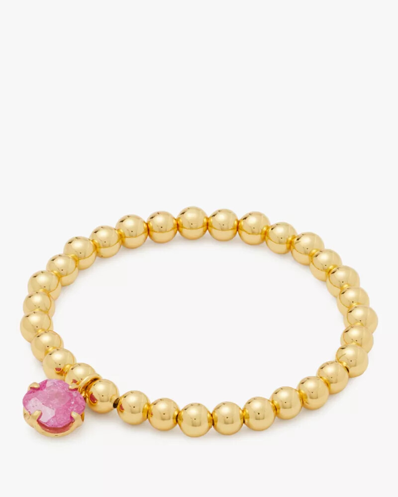 pulseira elástica pop of joy com flor de espada fúcsia