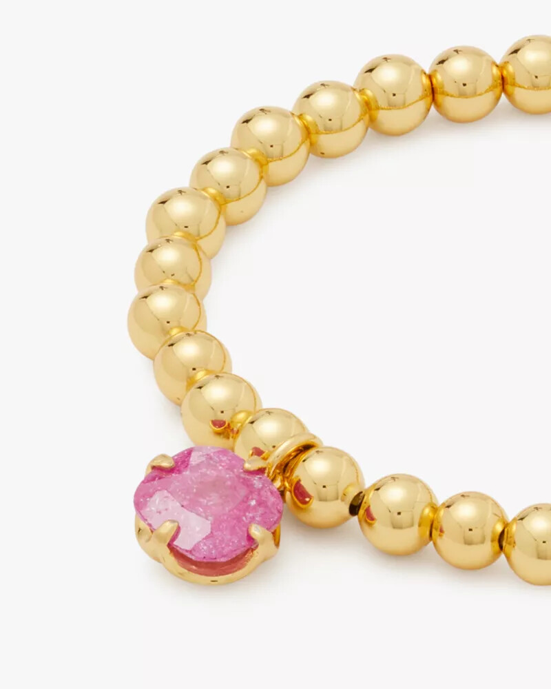 pulseira elástica pop of joy com flor de espada fúcsia
