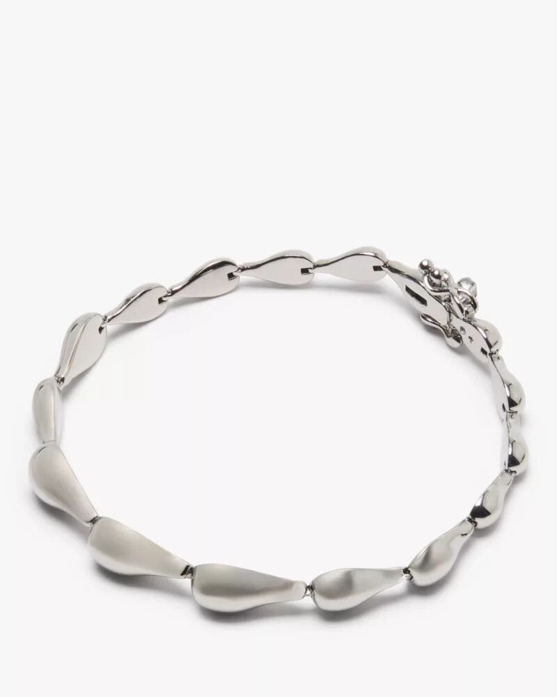 pulseira de prata fundida