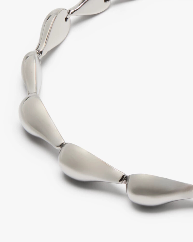 pulseira de prata fundida