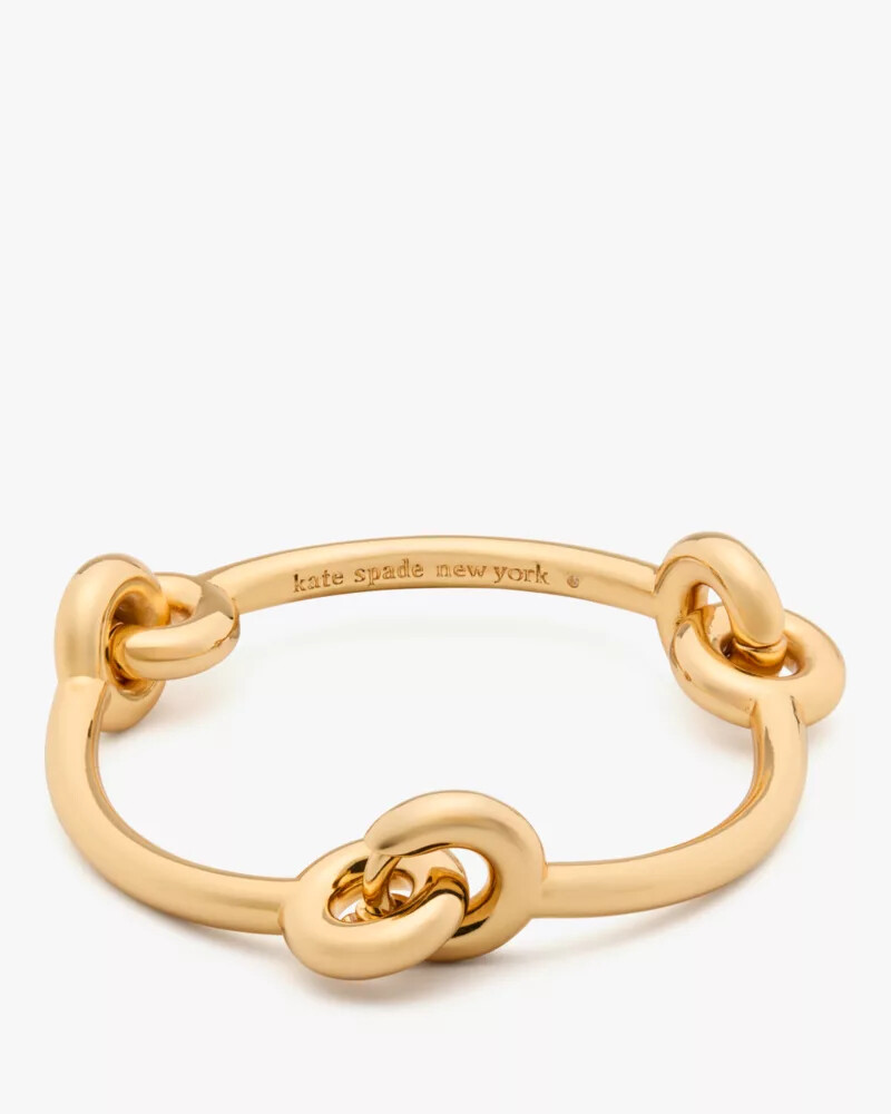 pulseira interlock dourada