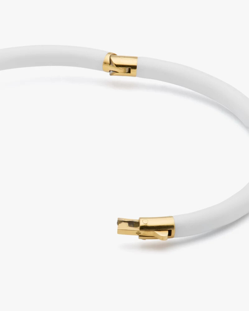 pulseira articulada com nó duplo e pavé multicolorida
