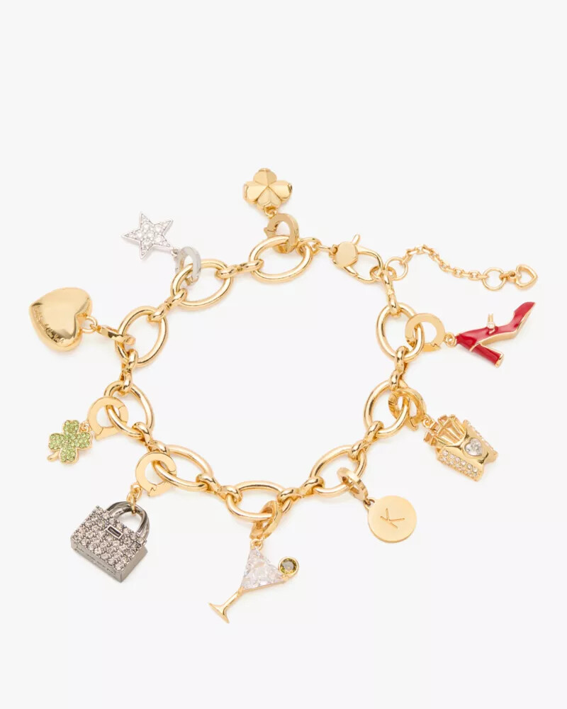 pulseira com pingente one in a million em ouro