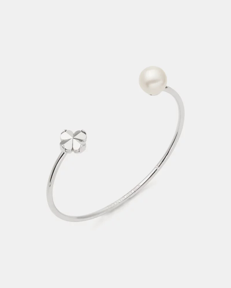 bracelete multicolorido com pérolas em formato de flor de espada