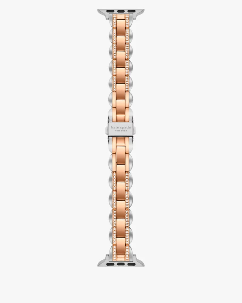pulseira bicolor em aço inoxidável de 38 a 45 mm para apple watch multi