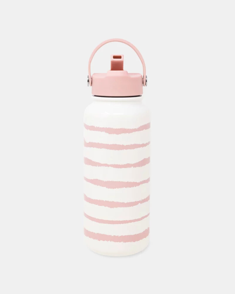 garrafa de Água pink goddess stripe