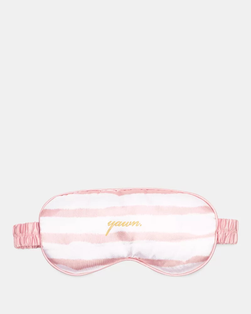máscara para os olhos goddess stripe rosa