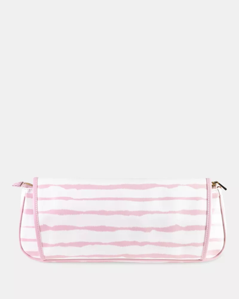 estojo para chapinha goddess stripe rosa