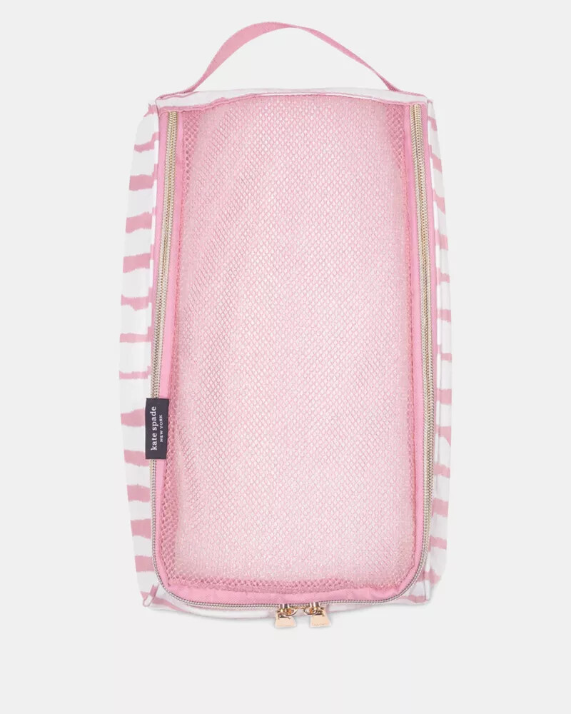 organizadores de mala goddess stripe rosa