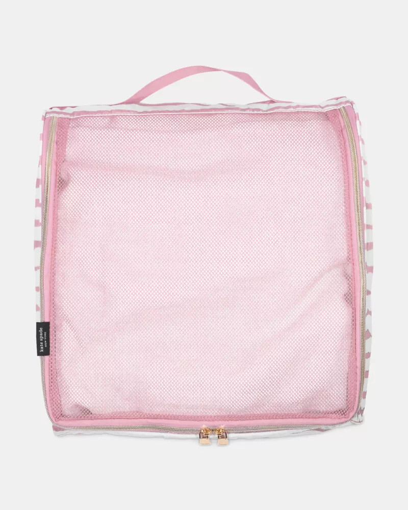 organizadores de mala goddess stripe rosa