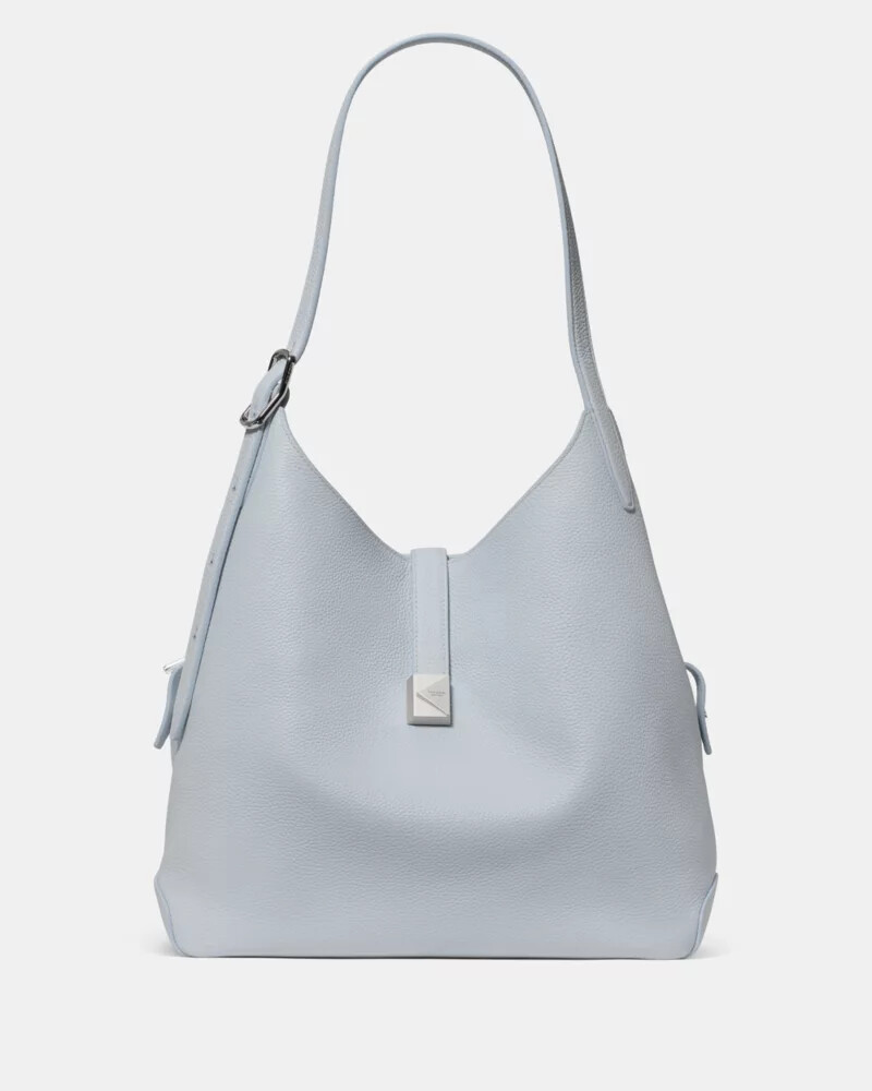 bolsa de ombro grande deco cor safira clara