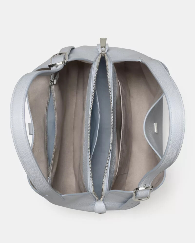 bolsa de ombro grande deco cor safira clara